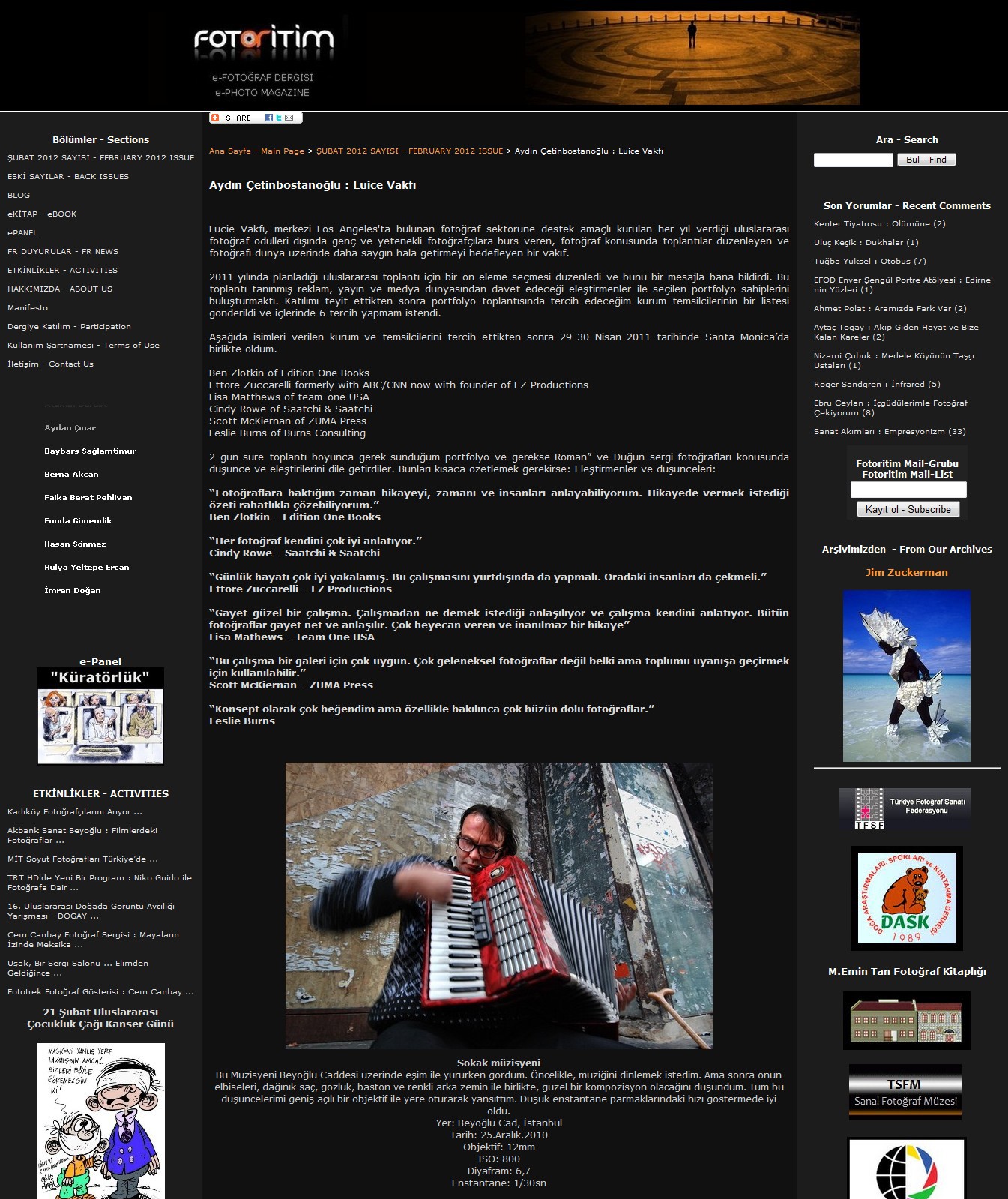 Fotoritim February 2012 archive section 1